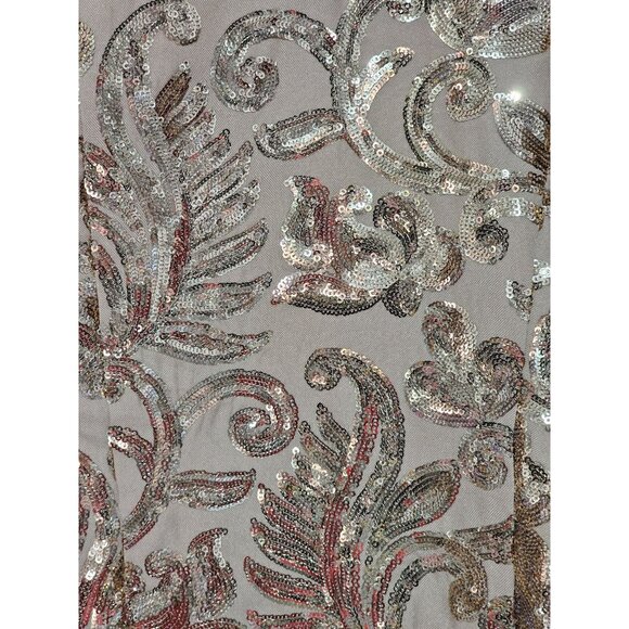 NWT Alberto Nardoni Men's Gold Sequin Blazer Shawl Collar Satin Trim Sz S 232 - Picture 6 of 12